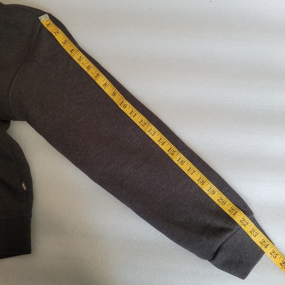 BC Clothing Sherpa Lined Full Zip Hoodie Charcoal Grey Men's Medium - Picture 13 of 14